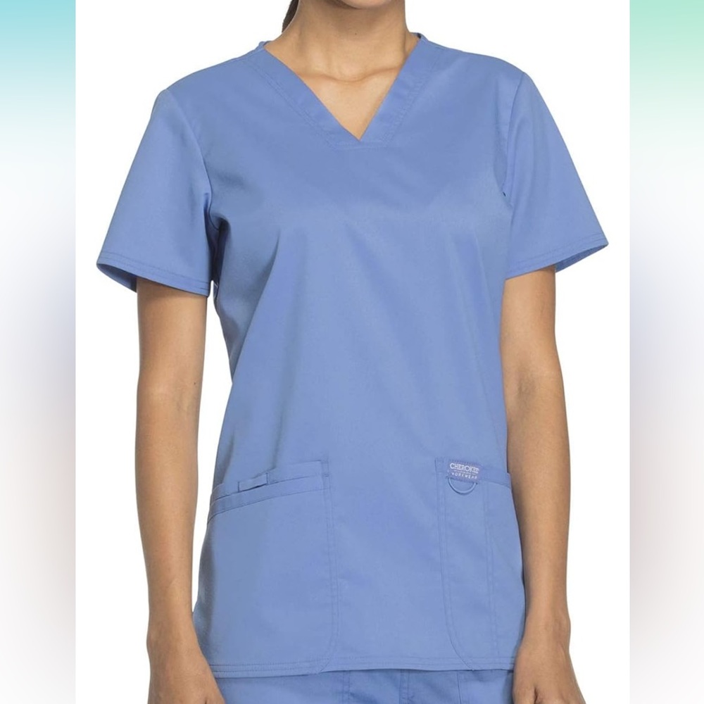 Cherokee Scrubs Ciel Blue